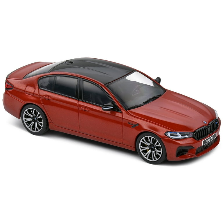 Diecast BMW M5 (F90) Competition Red Metallic with Black Top 1/43 Diecast  Model Car by Solido 