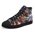 thumbnail image 7 of Cockfighting Gamefowl American High Top Canvas Shoes Sneakers Black Size 10, 7 of 7