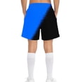 thumbnail image 4 of ITSAME Kids Boys Swim Trunks, Drawstring Quick-Dry Color Blocking Summer Casual Beach Seaside Holiday Swim Shorts Blue 14-15T, 4 of 8