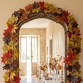 thumbnail image 5 of 5.7FT Fall Leaf Garland, Artificial Autumn Maple Leaves Garland for Mantle, Thanksgiving Fall Decorations for Home, Fireplace, Doorway, Party Decor, 5 of 5