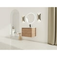 thumbnail image 3 of 12 Inch Small Wall Mounted Storage Shelves, Bathroom Storage, Plywood, Imitative Oak, 3 of 27