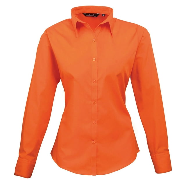 Premier Blouse en Popeline à Manches Longues pour Femmes