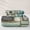 Color 02, variant on Erosebridal Happy Camping Twin Quilt Set, Teal Farmhouse Lodge Cabin Twin Coverlet Set, 2pcs 1 Bedspread and 1 Pillowcase