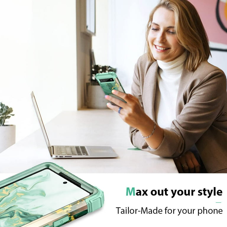 Casetego for Google Pixel 6A Case,Heavy Duty Shockproof Protection