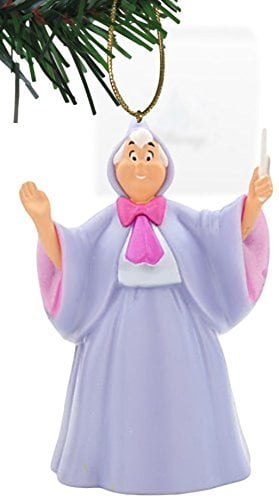 Disney Cinderella Fairy Godmother Resin Christmas Ornament 8 Pc Set Figurine 