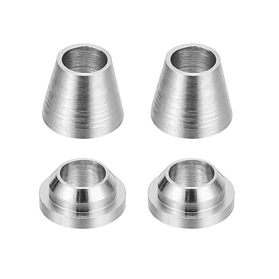 3mm Tube OD 316 Stainless Steel Compression Tube Fitting Sleeve, 2 Pack Double Ferrule Ring Tubing, Silver