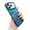 Blue Mountain, variant on EZ-VTM For iPhone 17 MagSafe Compatible Carbon Fiber Case with Strong Magnetic Ring, Wireless Charging Friendly Slim Cover, Black Diagonal Stripes
