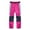 Hot Pink, variant on Boys Girls Softshell Hiking Pants Fleece Lined Skiing Snow Pants Teen Kids Outdoor Trousers Thick Winter Insulated Snowpants