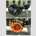 thumbnail image 3 of WEUVEB Heavy Duty Bike Cable Lock with Combination Security, Black, and Easy to Use for, 3 of 8