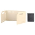 thumbnail image 1 of Almencla Camping Windscreen, Gas Wind Protection, with Carrying Bag, Folding Windshield 4 Plate White, 1 of 8