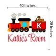 thumbnail image 3 of ALPHABET - Home Living Room Koala Bear Wild Animal Train Decoration Educational Letter K Alphabet Design Multicolored Vinyl Adhesive Wall Decal - Kids Bedroom Personalized Name Wall Sticker 40" x 28", 3 of 3