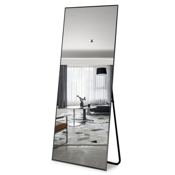 NeuType 65"x22" Noir Pleine Longueur Miroir Miroir de Plancher