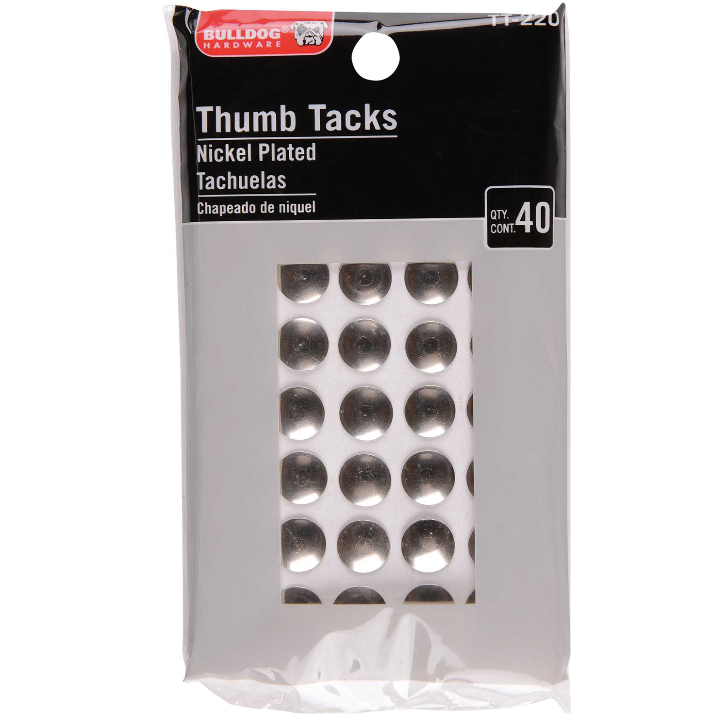 Bulldog Hardware Nickel Thumbtacks
