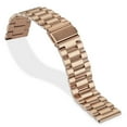 thumbnail image 3 of FIEWESEY Men/Women Stainless Steel Metal Replacement Strap Bracelet Wrist Band Compatible with Fitbit Versa 2/Versa Lite(Rose Gold), 3 of 6