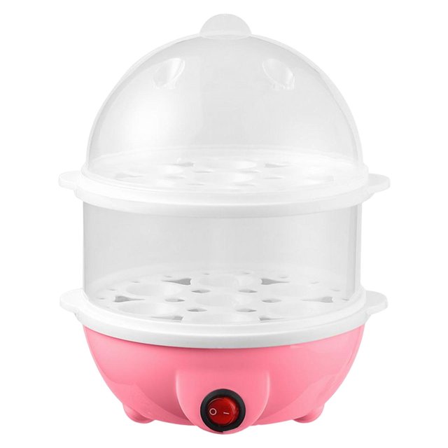 Hervidores de huevos eléctricos Salvador cocedor de huevos 2 niveles rosa