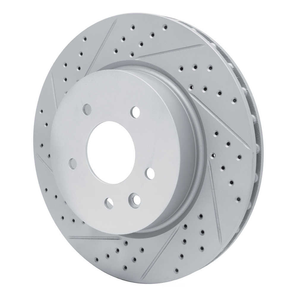 Dynamic Friction Company 830-20017L DFC Geoperformance Rotor - Drilled and Slotted