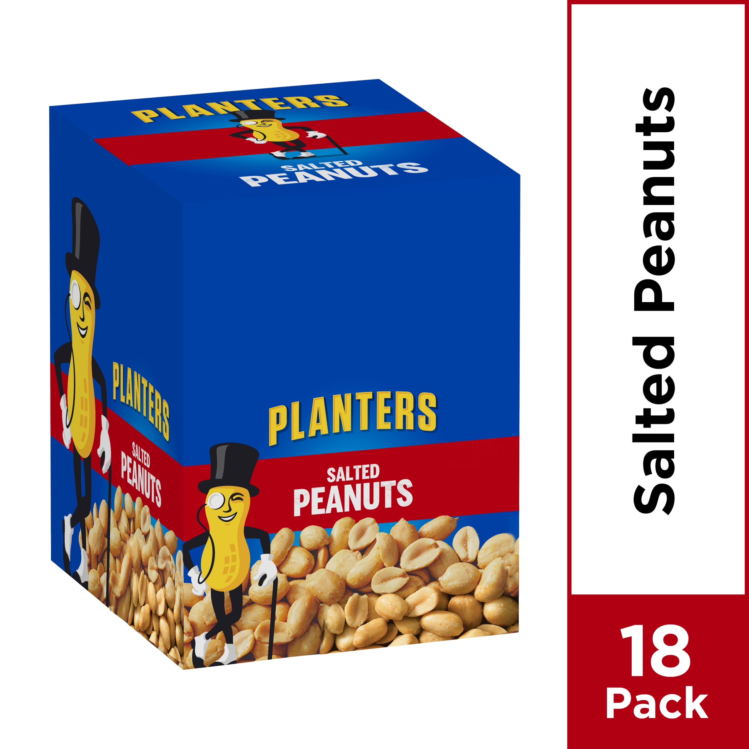 Planters Salted Peanuts, 18 ct 1.75 oz Bags
