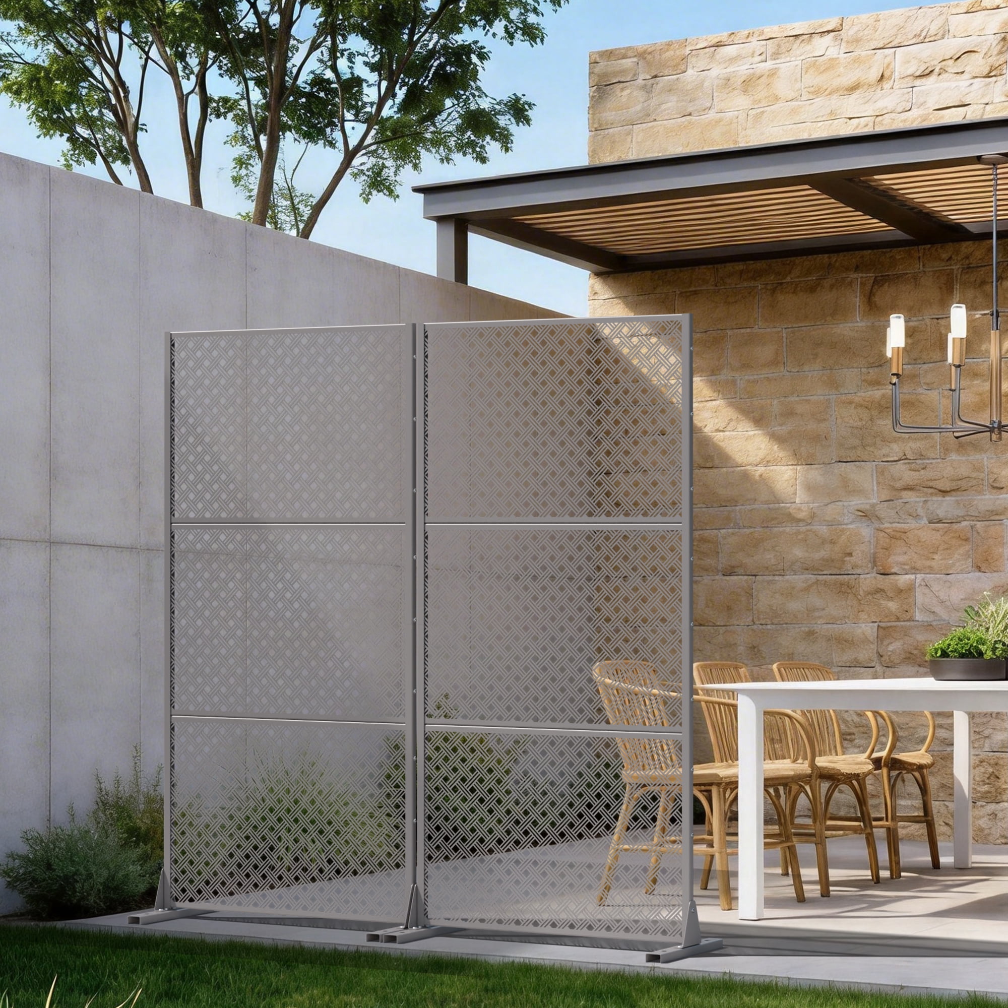 Outdoor Metal Privacy Screen