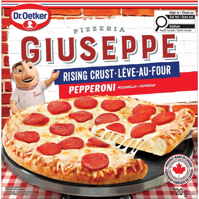 Dr. Oetker Giuseppe Pizzeria Rising Crust Pepperoni Pizza, 720 g
