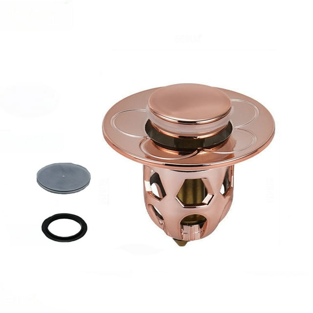 Clearance! Sewer Pipe Accessories, Stainless Steel Spring Core Press Type Flap Valve, Household Drainage System Replacement Parts for Plumbing