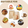 thumbnail image 7 of 100 Pcs Paper Bread Bags for Homemade Bread, Large Paper Bakery Loaf Bags with Thank You Stickers, Sourdough Bread Bags with Window Tin Tie Tab Lock for Food Packaging Storage(13.7x8.2x3.5Inch), 7 of 7