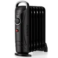 thumbnail image 1 of Costway Chauffage à Huile Portable 700W avec Thermostat Réglable & Autonomie de Chauffage 120 Pi2 Noir, 1 of 2