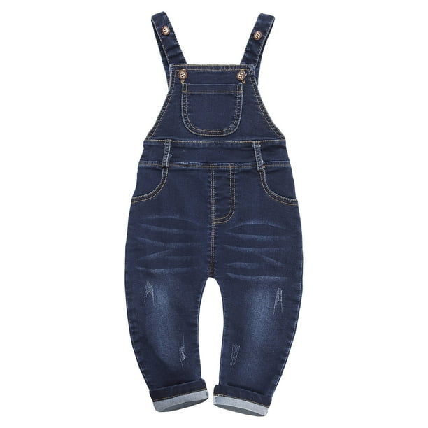 Mono Vaquero Suave, Roto y Lavado con Agua Para Bebés y Niños Pequeños/Niñas,KIDSCOOL SPACE, Profundo, 12-18 Meses