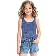 thumbnail image 5 of AUNVITO Boys & Girls Casual Print Sleeveless Round Neck Tank Top for Older Kids (3-15 Years), 5 of 7
