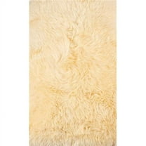Cream New Zealand Natural Shearling Sheepskin Rug