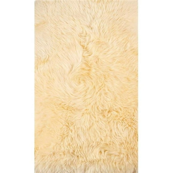 Cream New Zealand Natural Shearling Sheepskin Rug