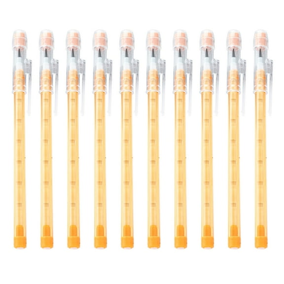 Jesscasday Stacking Point Not Sharpening Pencils Translucent Pencil with Matching Eraser