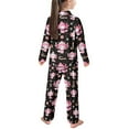 thumbnail image 2 of Yuyamidu Xmas Axolotl Button Down Pjs for Kids Set 2 Pieces Christmas Pajama Tops with Long Sweatpants for Boys Girls 5-6 Home Wear Lounge Wear Fall Long Sleeve Sleepwear, 2 of 7