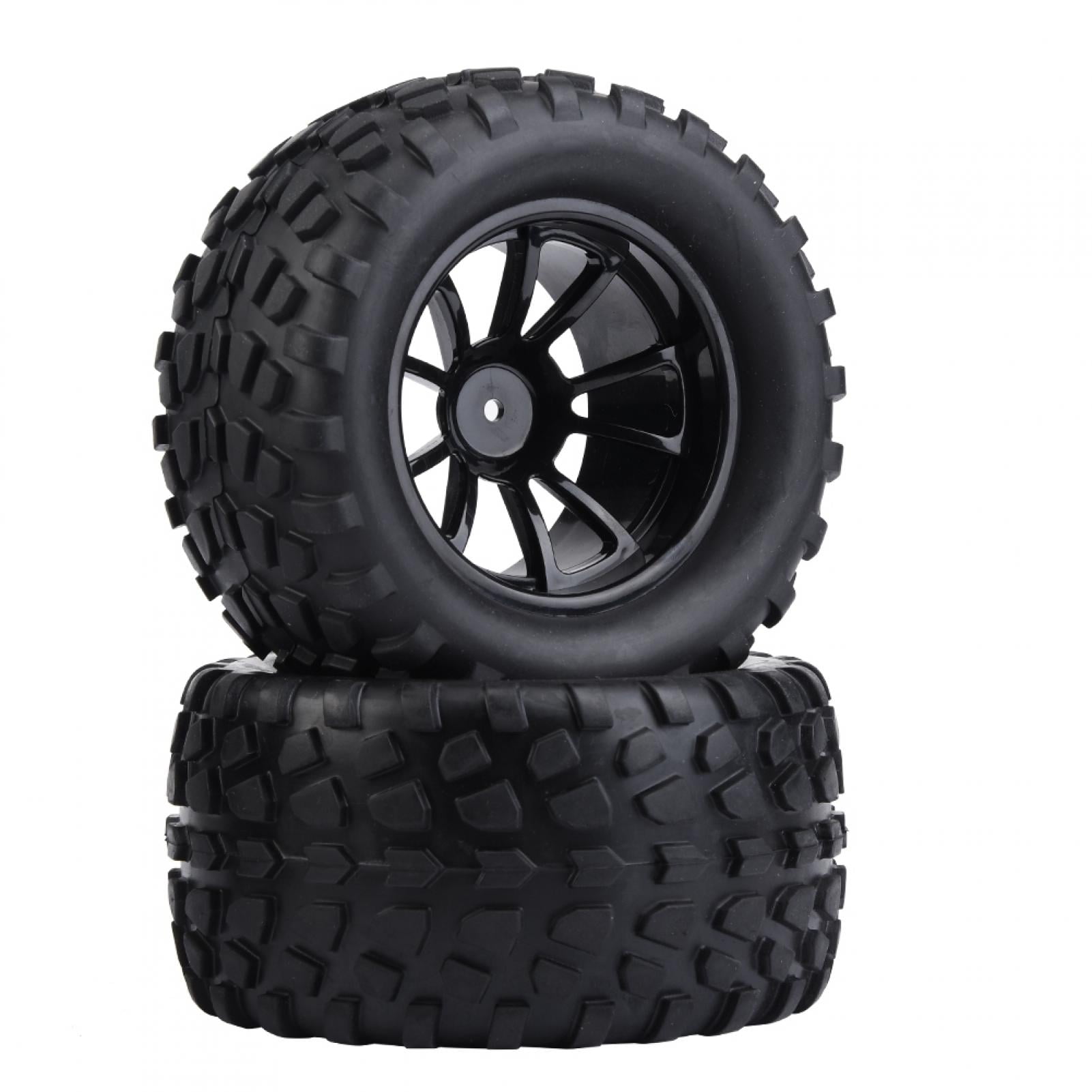 Jeu De 4 Roues Et Pneus RC Super Adhérents – Compatible WLTOYS 144001 Et Modèles 1/14, 1/16, 1/18 – Caoutchouc Durable, Installation Facile