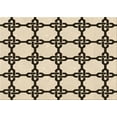 thumbnail image 1 of Ahgly Company Machine Washable Indoor Rectangle Transitional Coffee Brown Area Rugs, 7' x 9', 1 of 7