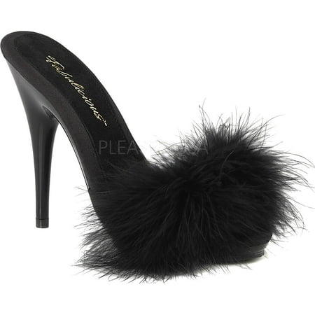 

Women s Fabulicious Poise 501F Marabou Slide