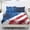 American Flag Star Stripe, variant on Whosucclay Easter Bunny Eggs Pattern 3 Pieces Fitted Sheets for Women Kids, Deep Pockets Smooth Fitted Sheet Set for Condo, King Size