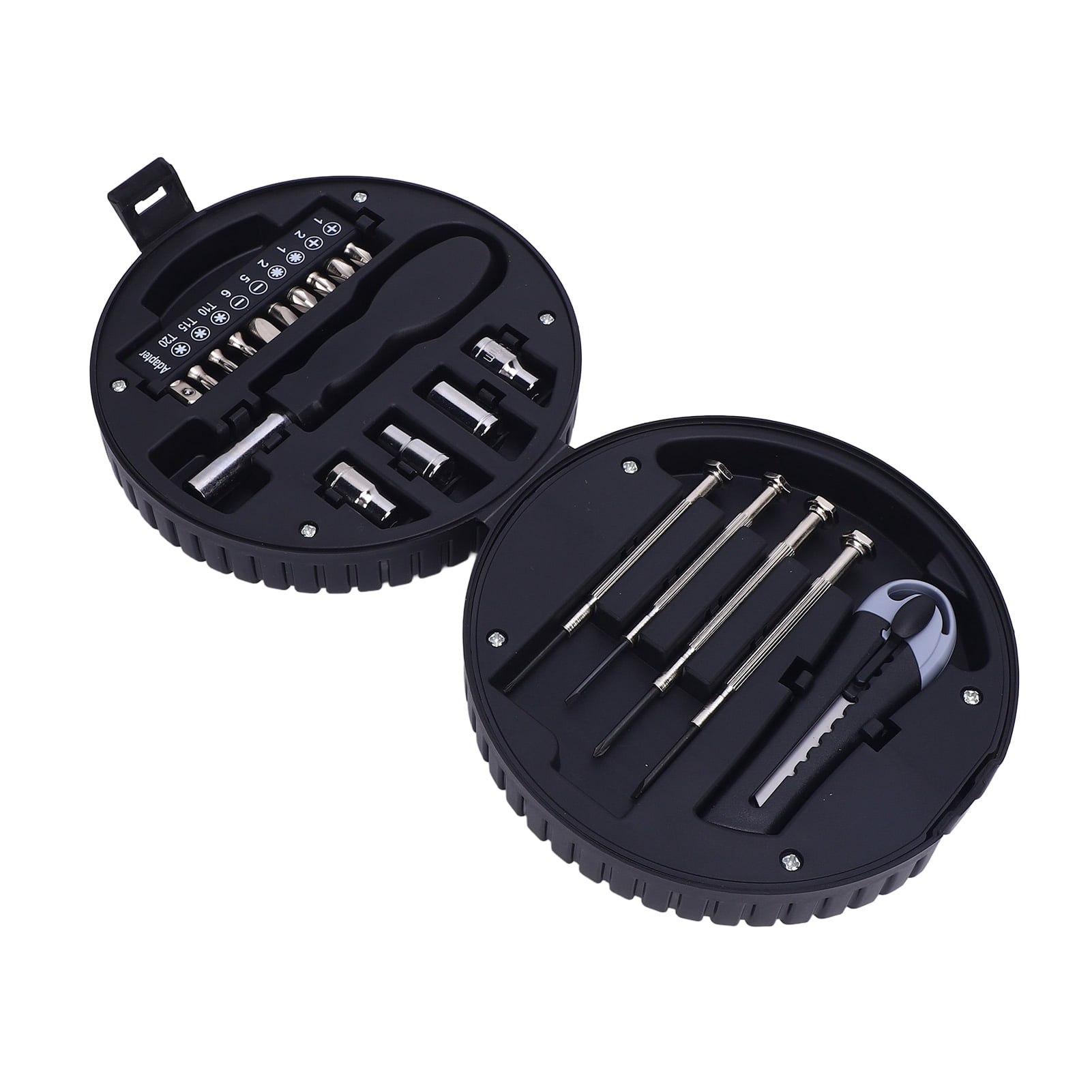 Tire Shaped Tool Set, Carbon Steel Sturdy 20Pcs Tire Shaped Home Hardware Set  for Remodeling Project