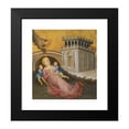 thumbnail image 2 of Gherardo di Jacopo di Neri 12x13 Black Modern Framed Museum Art Print Titled - A Franciscan Saint Miraculously Saving a Woman from Drowning, 2 of 5