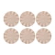 thumbnail image 3 of Manteles Individuales de 6 piezas Macarena Beige para interiores y exteriores fáciles de limpiar, 3 of 8