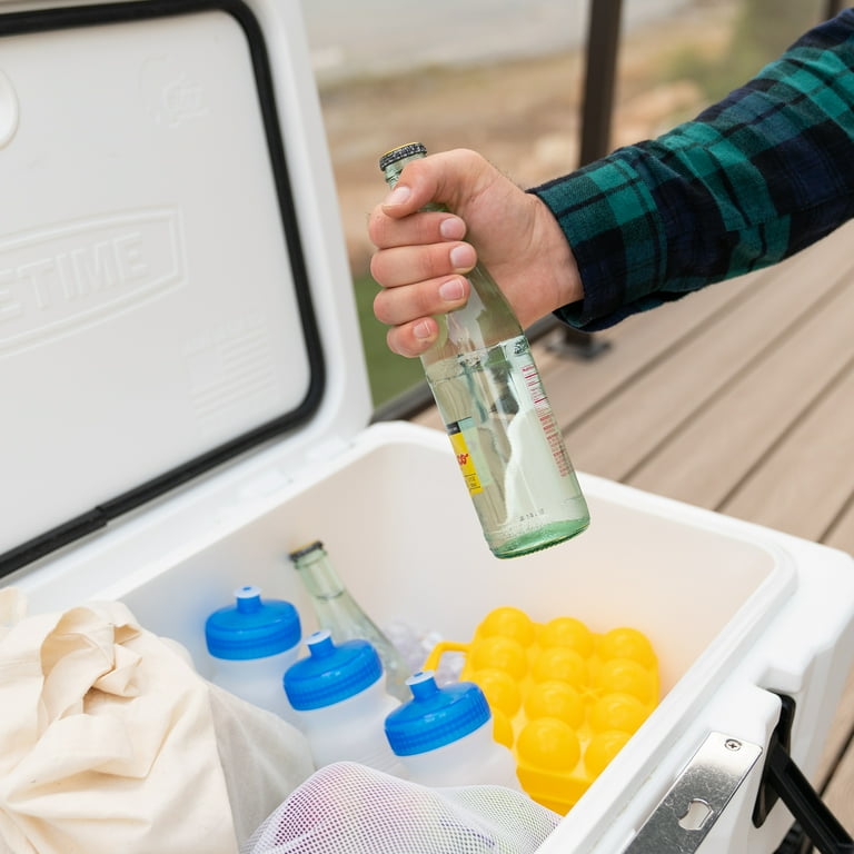 Lifetime 55 Quart High Performance Cooler, Ice Chest with Wheels