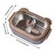 thumbnail image 2 of Contenedor Aislamiento Alimentos 2 Compartimentos Lunch Box BPA Bloqueo Doble Cara Depósito Acero Inoxidable Precedina/Vegetales Y Ensaladas, 2 of 9