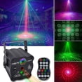 thumbnail image 1 of Luces de Fiesta Dj Disco Luz Láser Estroboscópica Proyector RGB con Control Remoto para Karaoke Pub Bar Baile Regalo, 1 of 10