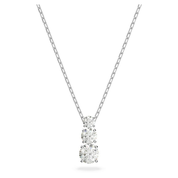 Collar Swarovski Stilla Attract Trilogy con cristal blanco
