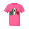 thumbnail image 2 of Wild Bobby Mexican Queen Latin Pride Men Graphic Tee, Neon Pink, 4X-Large, 2 of 5