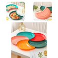 thumbnail image 1 of Fruit Dried Fruit Plate Snack candy tray Plastic Kitchen Tableware All-purpose Snack Plate for Kitchen, 1 of 8