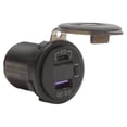 thumbnail image 5 of BOROCO-Cargador De Coche QC 3,0, 12V, Carga Rápida, Puerto Dual, Toma De Corriente USB, Carga con Pantalla De Voltaje para Camiones, Furgonetas, RVs, 5 of 5