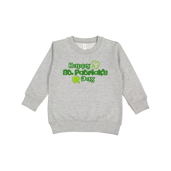 Inktastic Happy St. Patrick's Day Toddler Sweatshirt