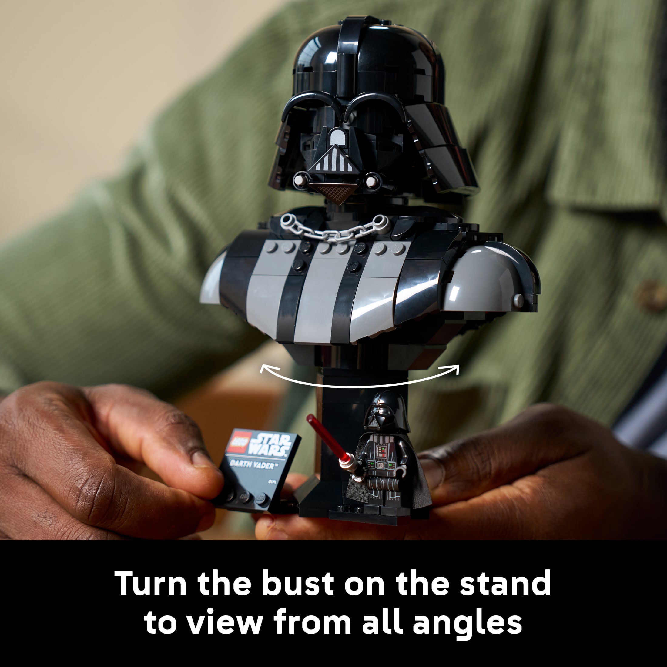 LEGO Star Wars Busto de Darth Vader - Set de Construcción Coleccionable para Adultos, Mayores de 18 - Idea de Regalo de Cumpleaños - Con Minifigura de Darth Vader - Decoración para Dormitorio o Estantería - 75439 7