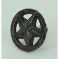 thumbnail image 2 of Fancy That Zeckos Brown Cast Iron Western Star Cabinet Drawer Pulls Set of 12, 2 of 3