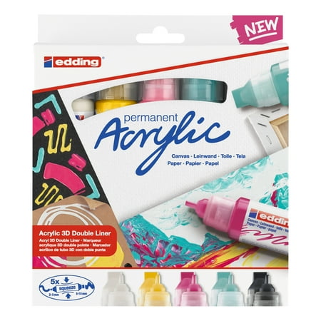 UPC: 4057305030993 | edding 5400 Acrylic 3D Double Liner Set  5-piece Set